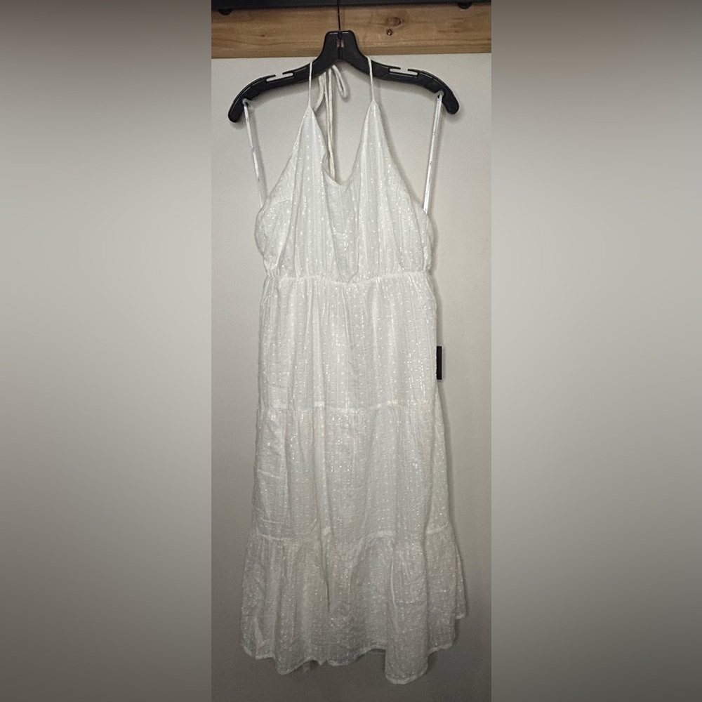 NWT Lulu's Textured White Dress